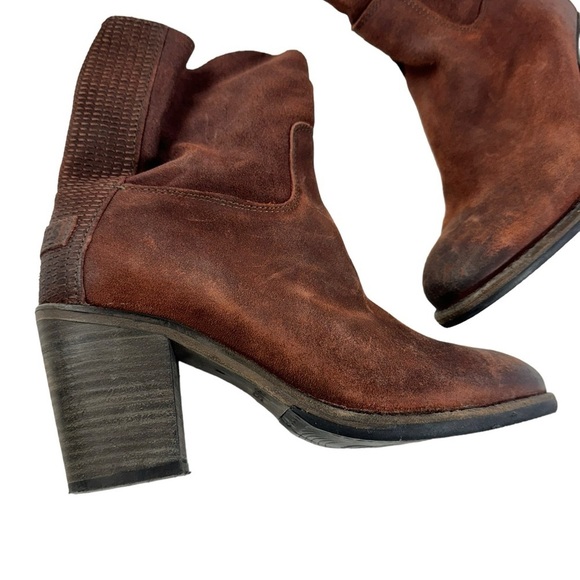 Shabbies heeled ankle booties size 39 - Picture 2 of 9